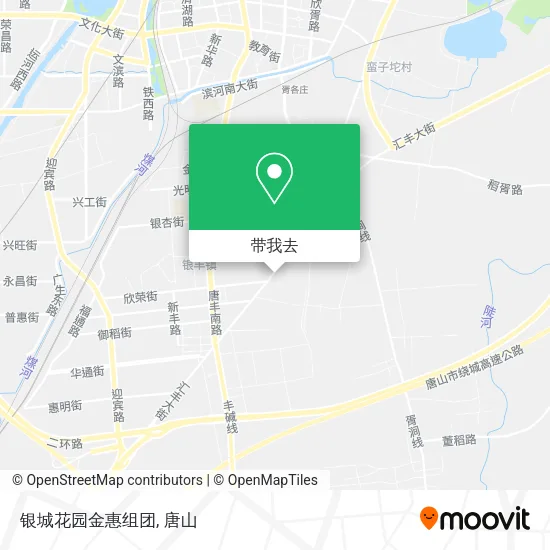 银城花园金惠组团地图