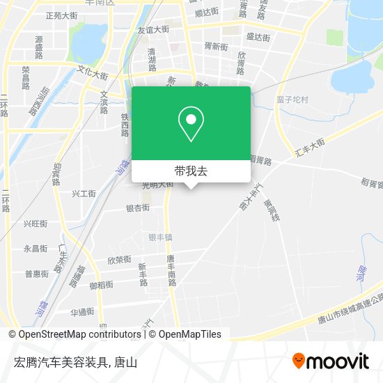 宏腾汽车美容装具地图