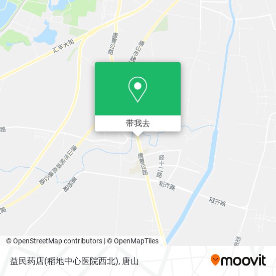益民药店(稻地中心医院西北)地图