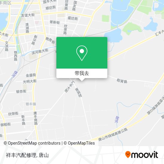 祥丰汽配修理地图