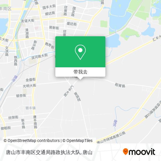 唐山市丰南区交通局路政执法大队地图