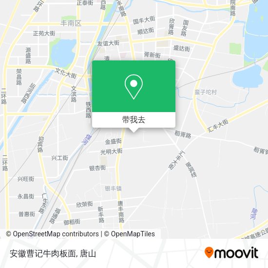 安徽曹记牛肉板面地图