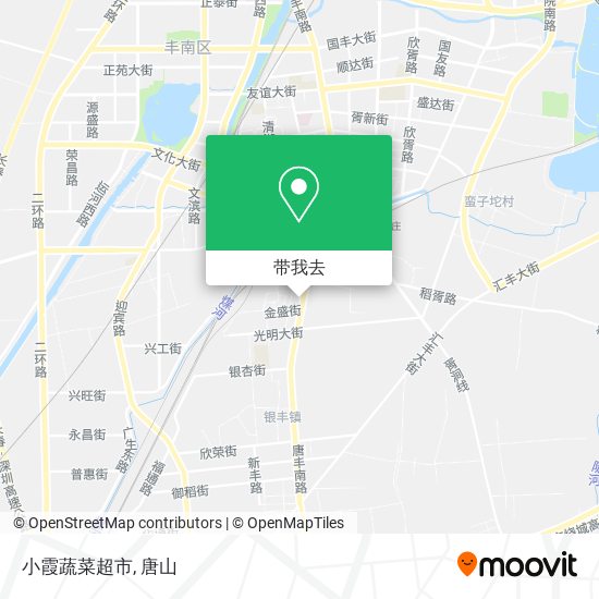 小霞蔬菜超市地图