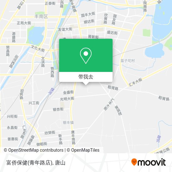 富侨保健(青年路店)地图