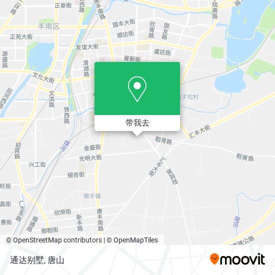 通达别墅地图
