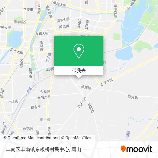 丰南区丰南镇东板桥村民中心地图