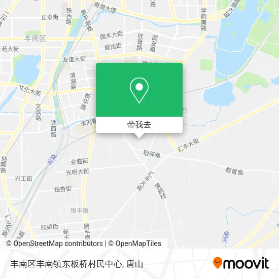 丰南区丰南镇东板桥村民中心地图