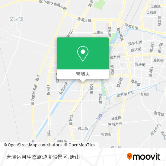 唐津运河生态旅游度假景区地图