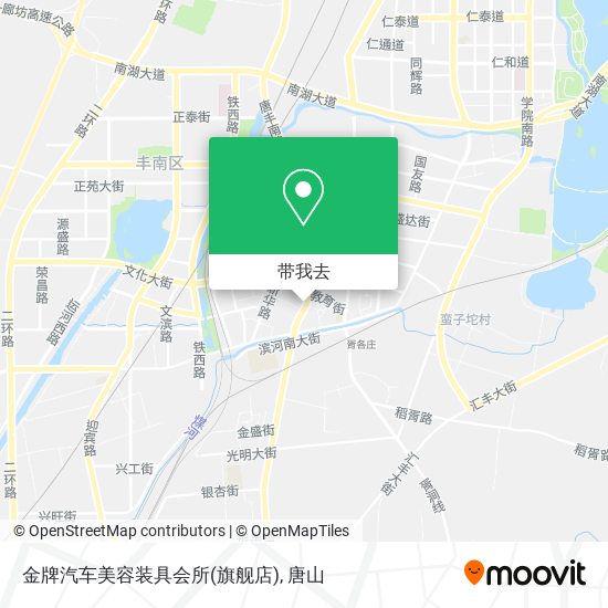 金牌汽车美容装具会所(旗舰店)地图