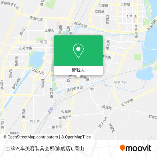 金牌汽车美容装具会所(旗舰店)地图