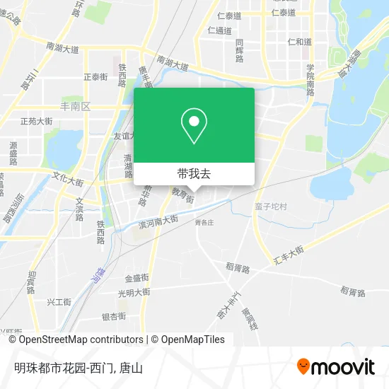 明珠都市花园-西门地图