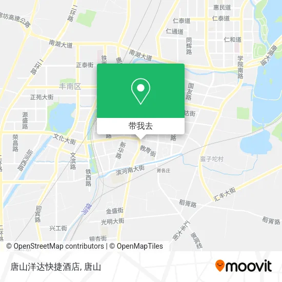 唐山洋达快捷酒店地图