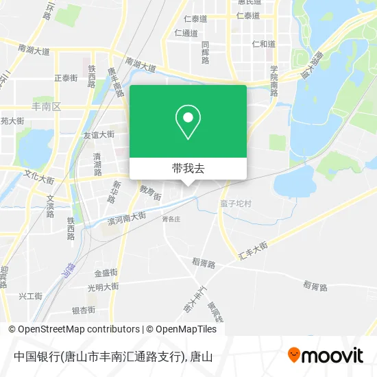 中国银行(唐山市丰南汇通路支行)地图