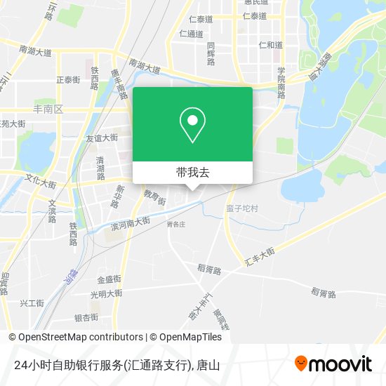 24小时自助银行服务(汇通路支行)地图