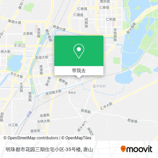 明珠都市花园三期住宅小区-35号楼地图