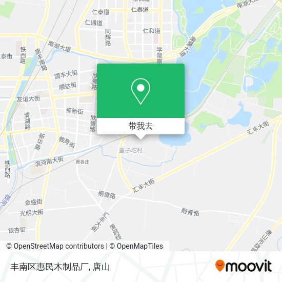 丰南区惠民木制品厂地图