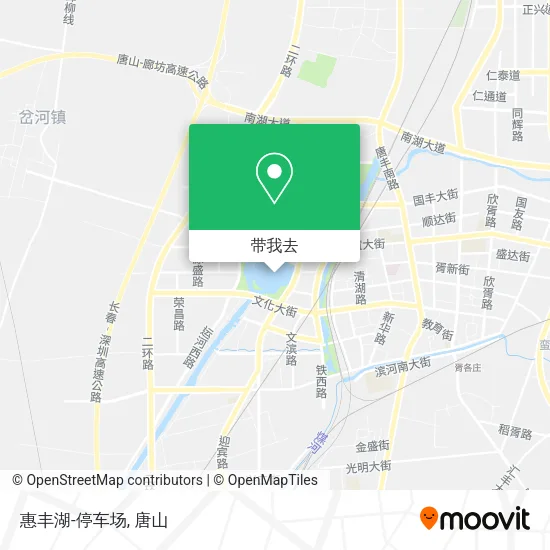 惠丰湖-停车场地图
