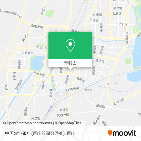 中国农业银行(唐山双湖分理处)地图