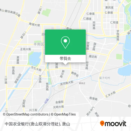中国农业银行(唐山双湖分理处)地图