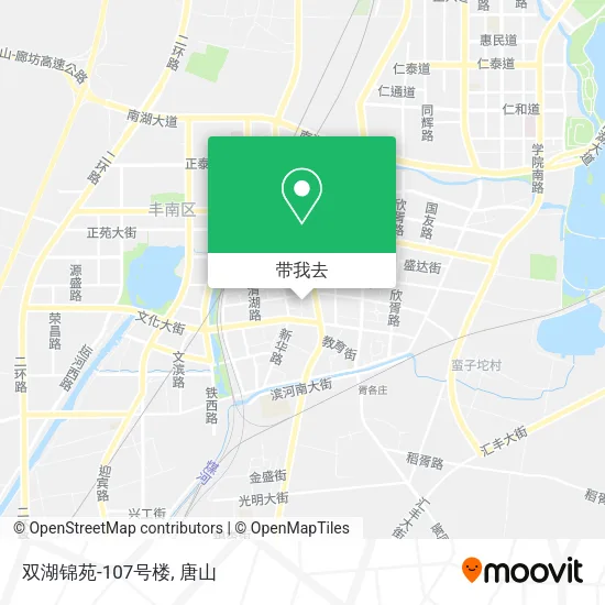 双湖锦苑-107号楼地图