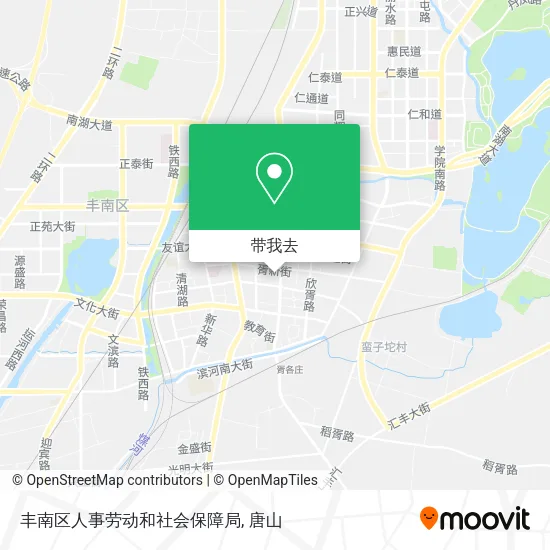丰南区人事劳动和社会保障局地图