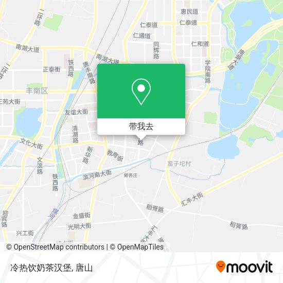 冷热饮奶茶汉堡地图