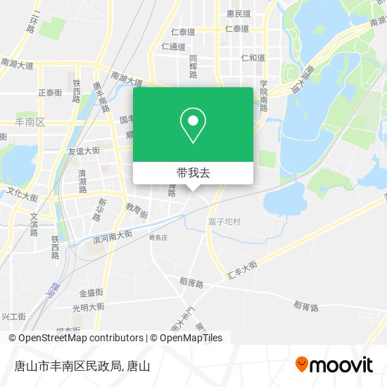 唐山市丰南区民政局地图