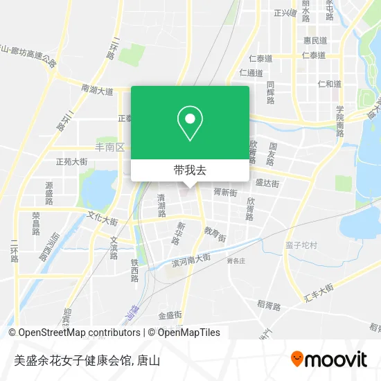 美盛余花女子健康会馆地图