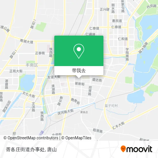 胥各庄街道办事处地图