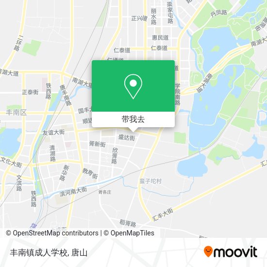 丰南镇成人学校地图
