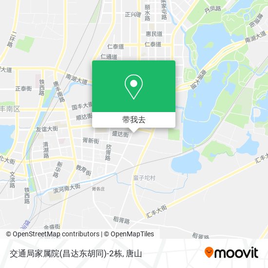 交通局家属院(昌达东胡同)-2栋地图