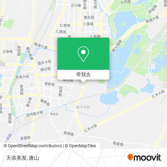 天添美发地图