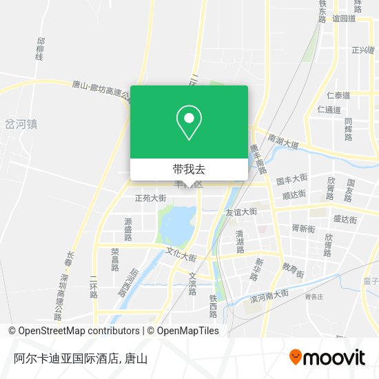 阿尔卡迪亚国际酒店地图