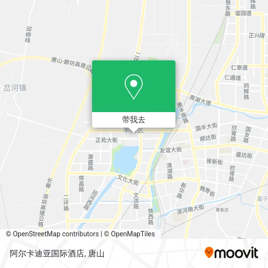 阿尔卡迪亚国际酒店地图