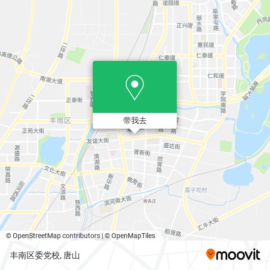 丰南区委党校地图