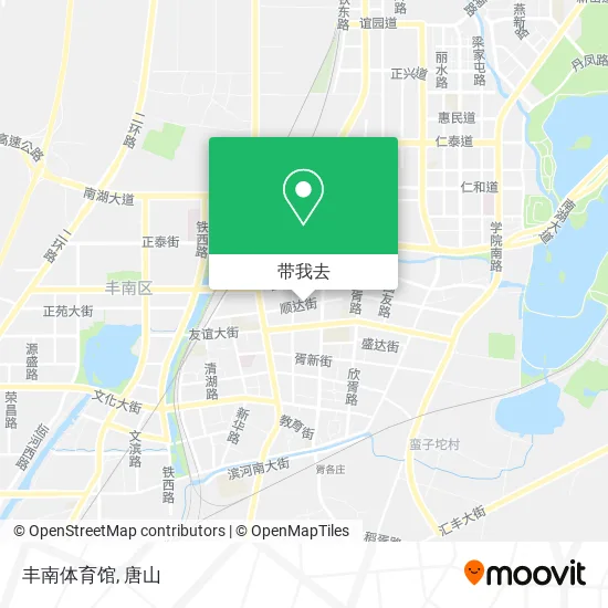 丰南体育馆地图