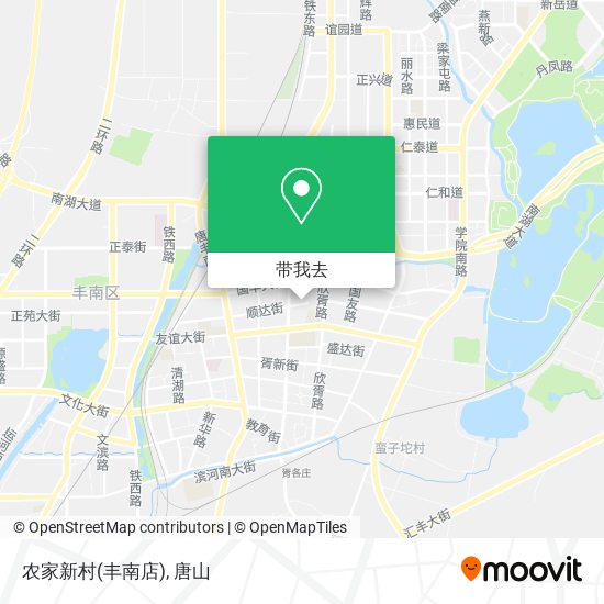 农家新村(丰南店)地图