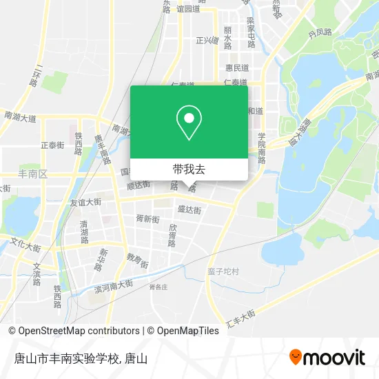 唐山市丰南实验学校地图