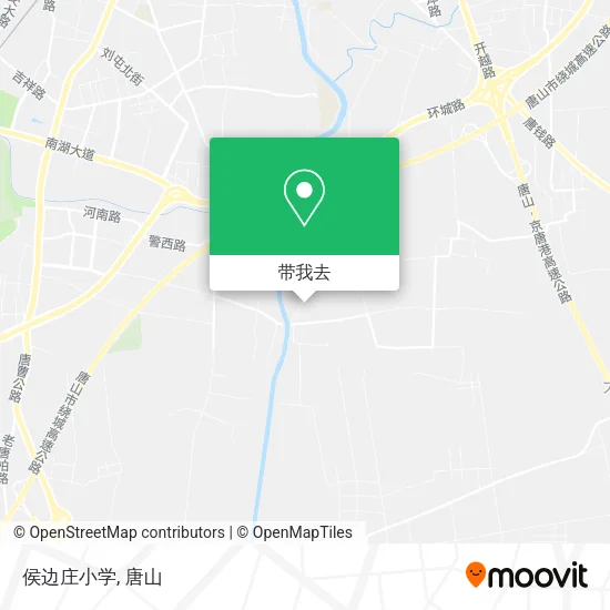 侯边庄小学地图