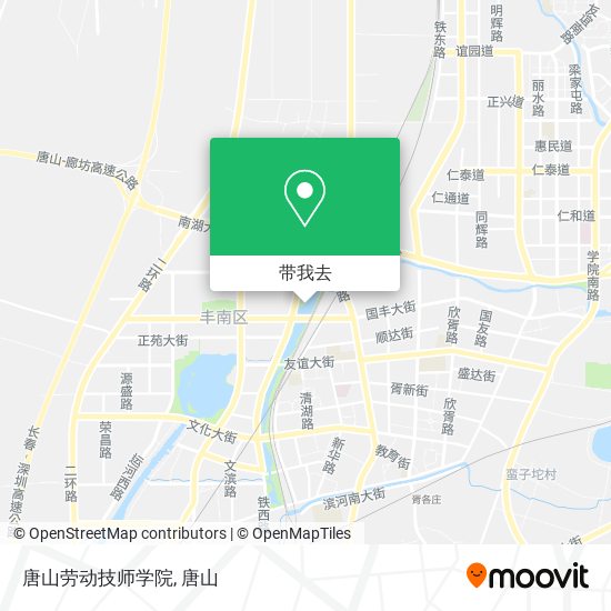 唐山劳动技师学院地图