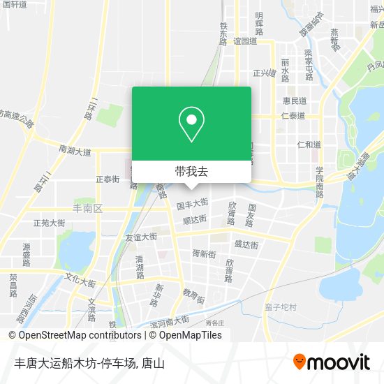 丰唐大运船木坊-停车场地图