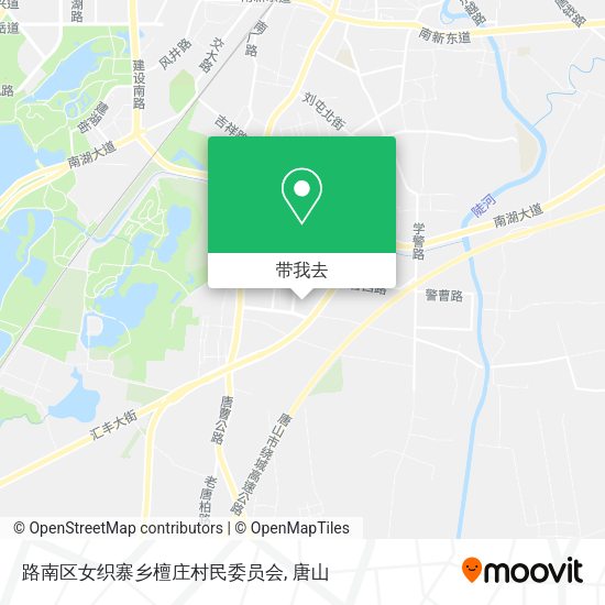 路南区女织寨乡檀庄村民委员会地图