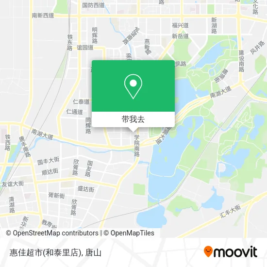 惠佳超市(和泰里店)地图