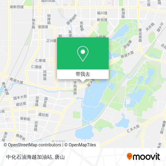 中化石油海越加油站地图