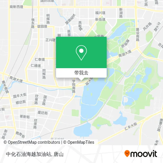 中化石油海越加油站地图