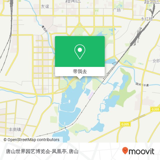唐山世界园艺博览会-凤凰亭地图