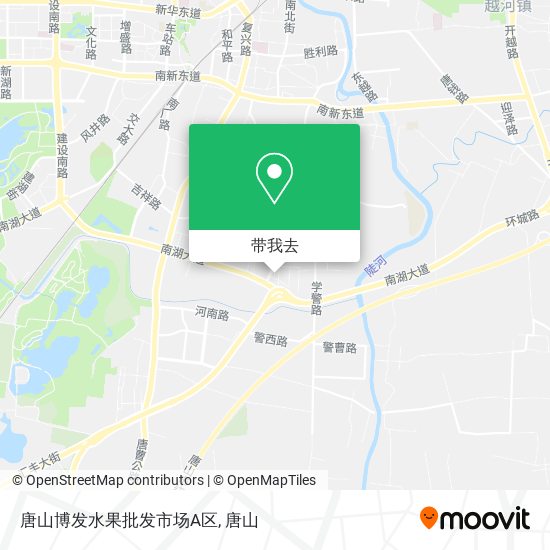 唐山博发水果批发市场A区地图