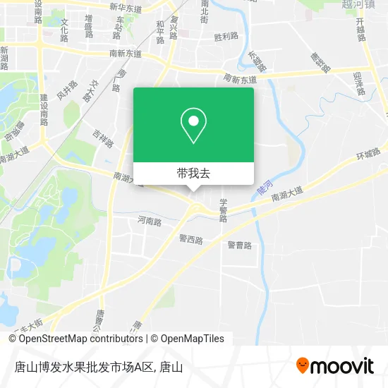 唐山博发水果批发市场A区地图