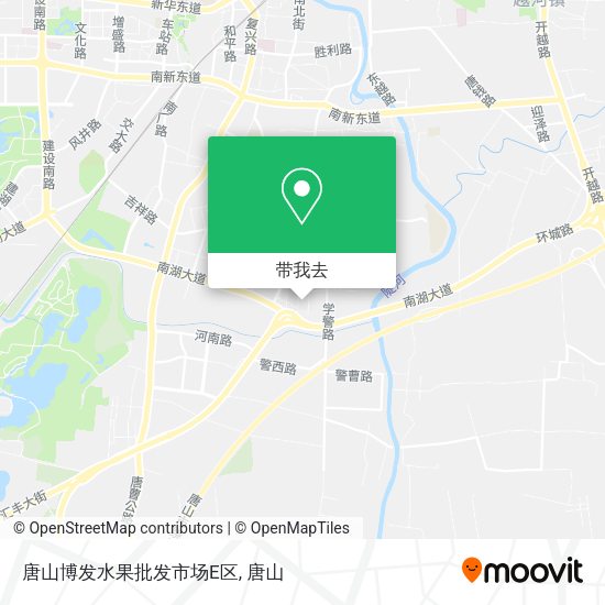 唐山博发水果批发市场E区地图