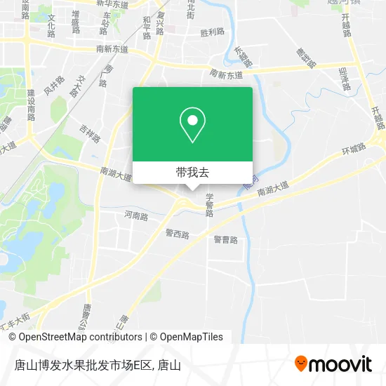 唐山博发水果批发市场E区地图